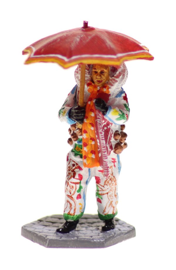 Narro mit Schirm offen Villinger Zinnfigur
