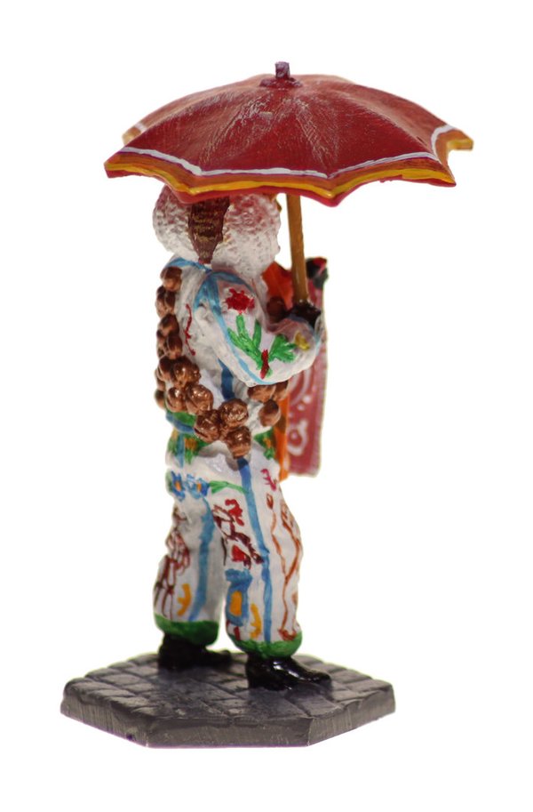 Narro mit Schirm offen Villinger Zinnfigur